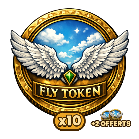10 Jetons de vol + 2 OFFERTS